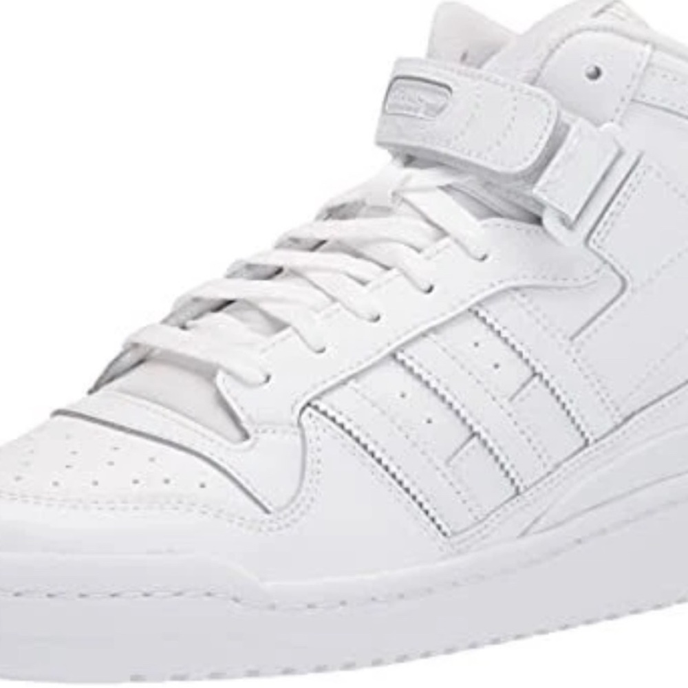 adidas Originals Forum Mid White Sz 8 FY4975 Fashion Shoes